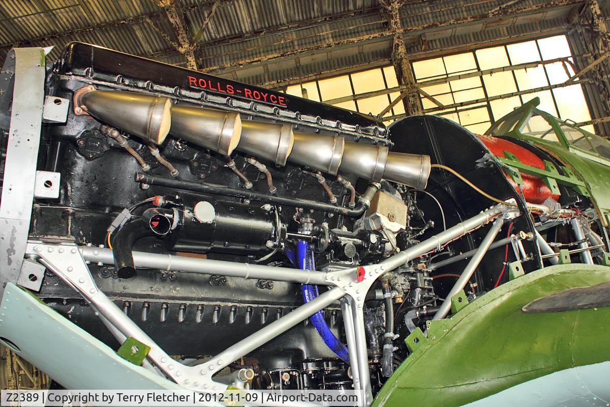 Z2389, 1940 Hawker Hurricane IIA C/N Not found Z2389, Rolls Royce engine of 1940 Hawker Hurricane IIA
at Brooklands Museum