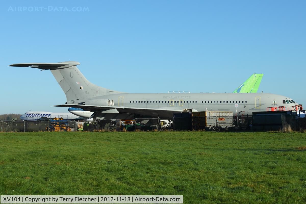XV104, 1967 Vickers VC10 C.1K C/N 834, 1967 Vickers VC10 C.1K, c/n: 834 at Bruntingthorpe