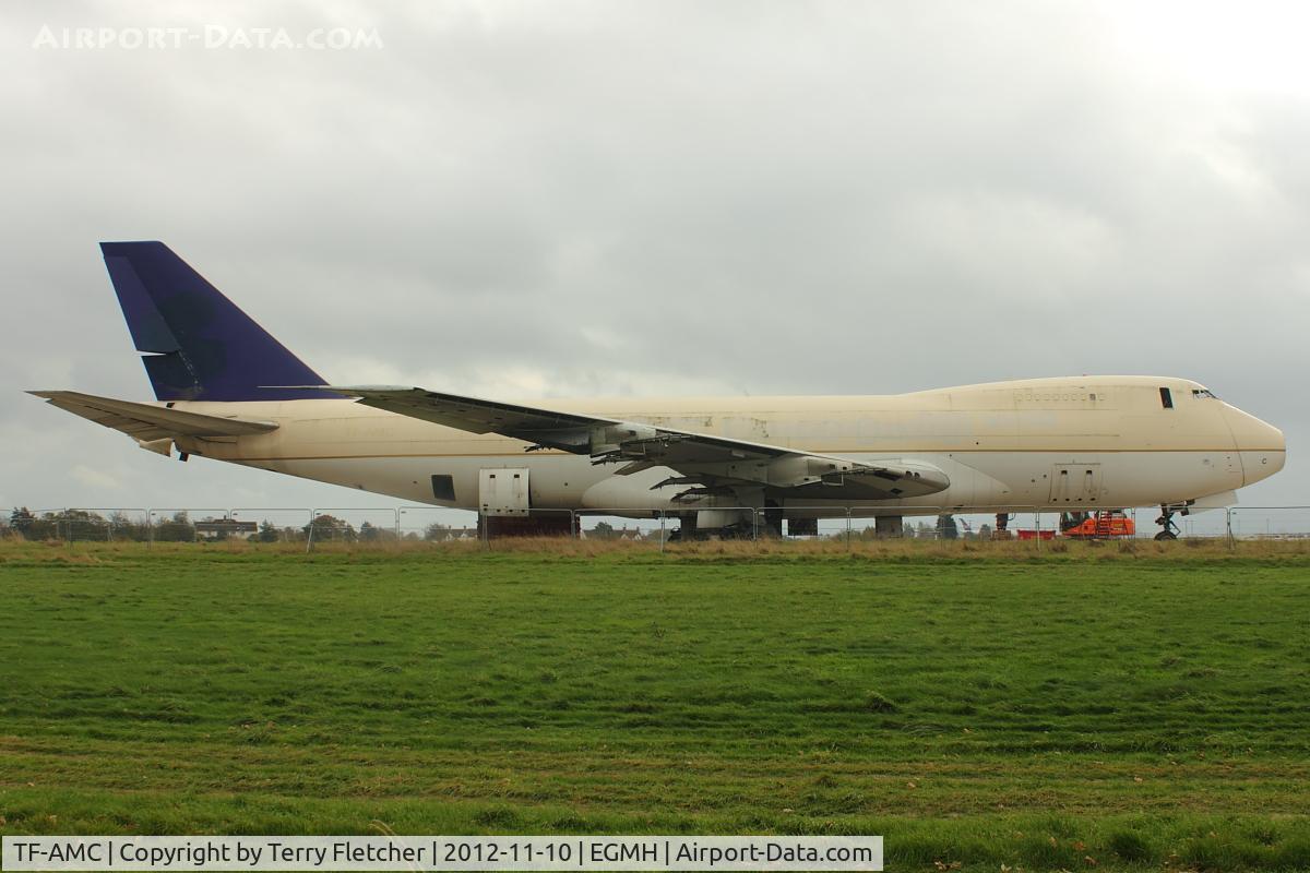 TF-AMC, 1979 Boeing 747-2B3F/SCD C/N 21835, 1979 Boeing 747-2B3F/SCD, c/n: 21835/388 at Kent Int