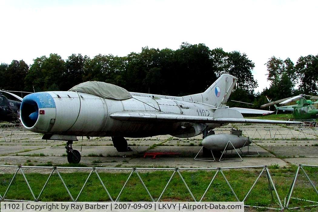 1102, Mikoyan-Gurevich MiG-19PM C/N 651102, Mikoyan MiG-19PM Farmer D [651102] Vyskov~OK 09/09/2007