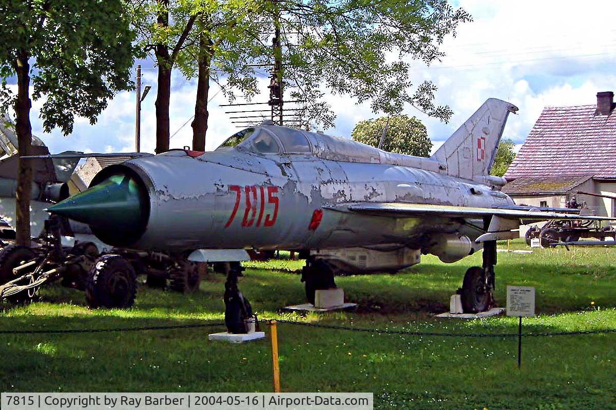 7815, Mikoyan-Gurevich MiG-21PFM C/N 94N7815, Mikoyan MiG-21 PFM Fishbed F [94N7815] Drzonow~Lubuskie~SP 16/05/2004