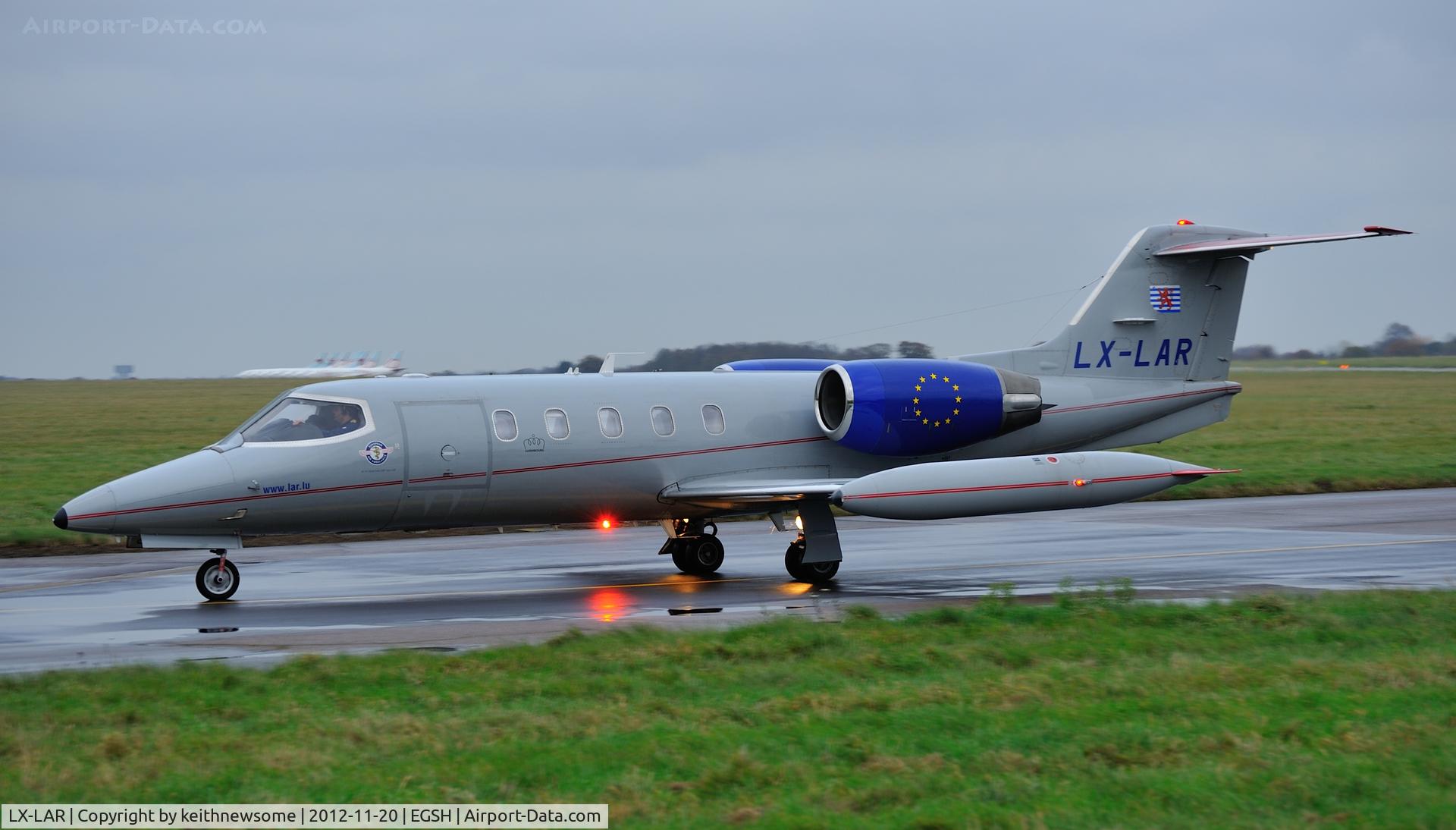 LX-LAR, 1989 Learjet 35A C/N 35A-653, Ambulance flight !
