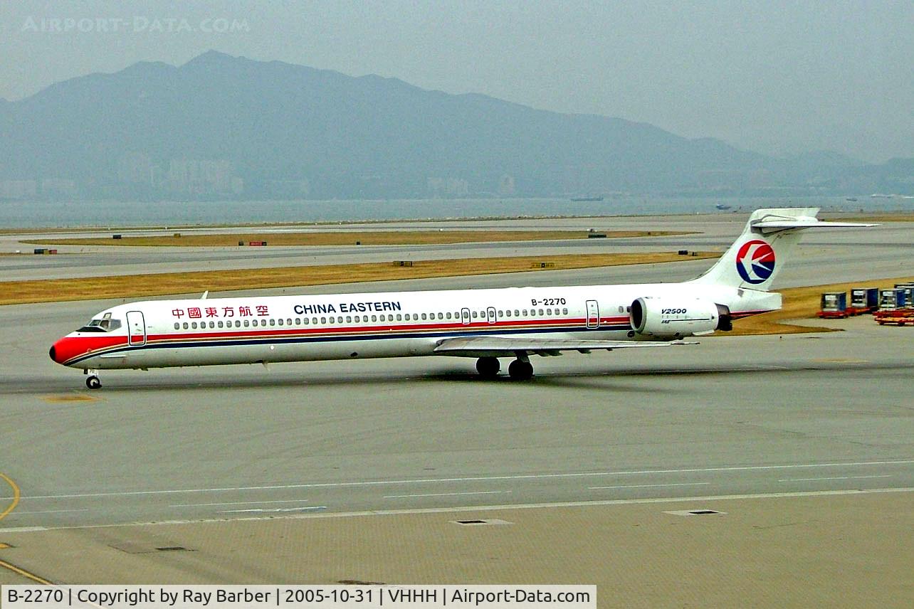 B-2270, 1999 McDonnell Douglas MD-90-30 C/N 53590, McDonnell Douglas MD-90-30 [53590] (China Eastern Airlines) Hong Kong International~B 31/10/2005