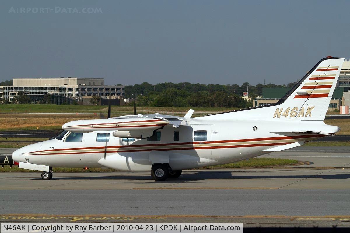 N46AK, 1979 Mitsubishi MU-2B-60 Marquise C/N 754S.A., Mitsubishi MU-2B-60 Marquise [754SA] Atlanta-Dekalb Peachtree~N  23/04/2010