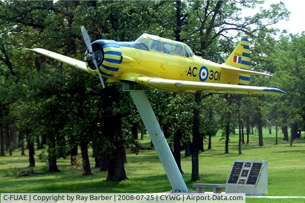 C-FUAE, Canadian Car & Foundry T-6 Harvard Mk.4 C/N CCF4-254, Canadian Car & Foundry T-6J Harvard IV [CCF4-254] Winnipeg~C 25/07/2008 carries false marks of 20301.