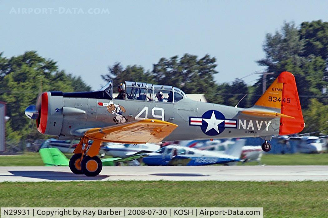 N29931, 1943 North American AT-6G Texan C/N 168-583 (49-3449), North American T-6G Texan [168-583] Oshkosh~N 30/07/2008