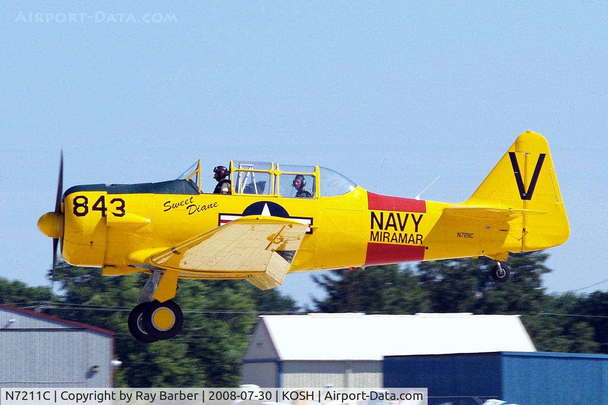 N7211C, North American AT-6D C/N 88-16923, North American AT-6D Texan [88-16923] Oshkosh~N 30/07/2008