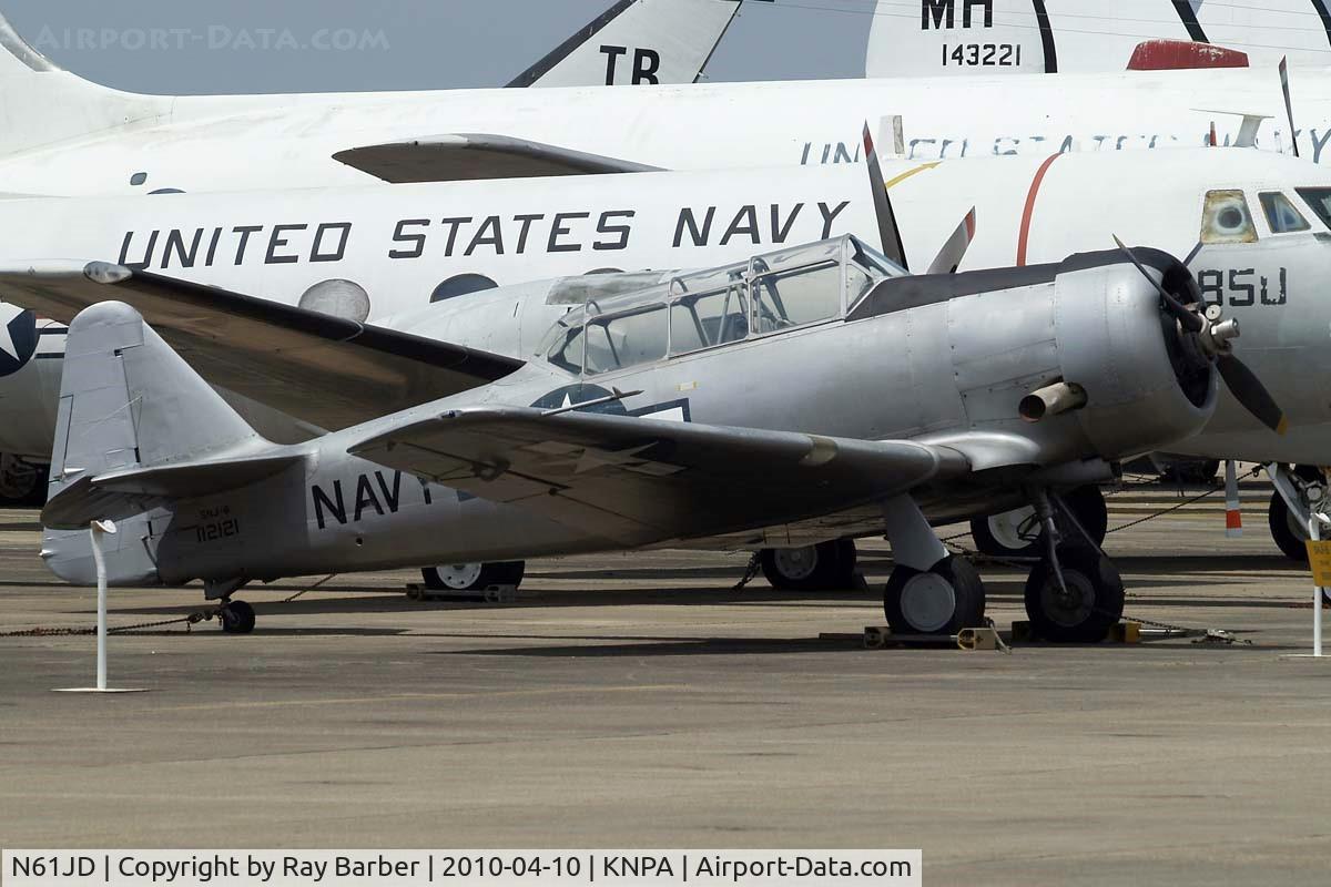 N61JD, North American SNJ-6 Texan C/N 121-43076, North American SNJ-6 Texan [121-42954] Pensacola NAS~N 10/04/2010