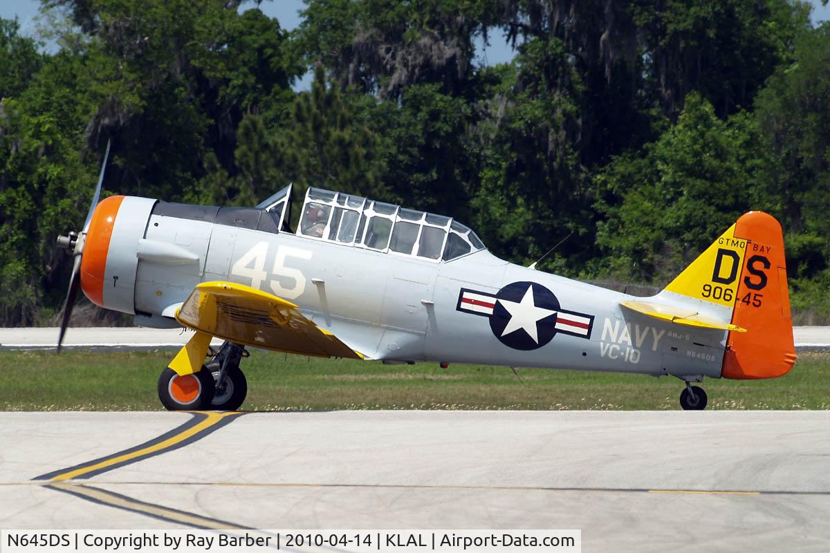 N645DS, 1944 North American SNJ-5 Texan Texan C/N 88-17678, North American SNJ-5 Texan [88-17643] Lakeland-Linder~N 14/04/2010
