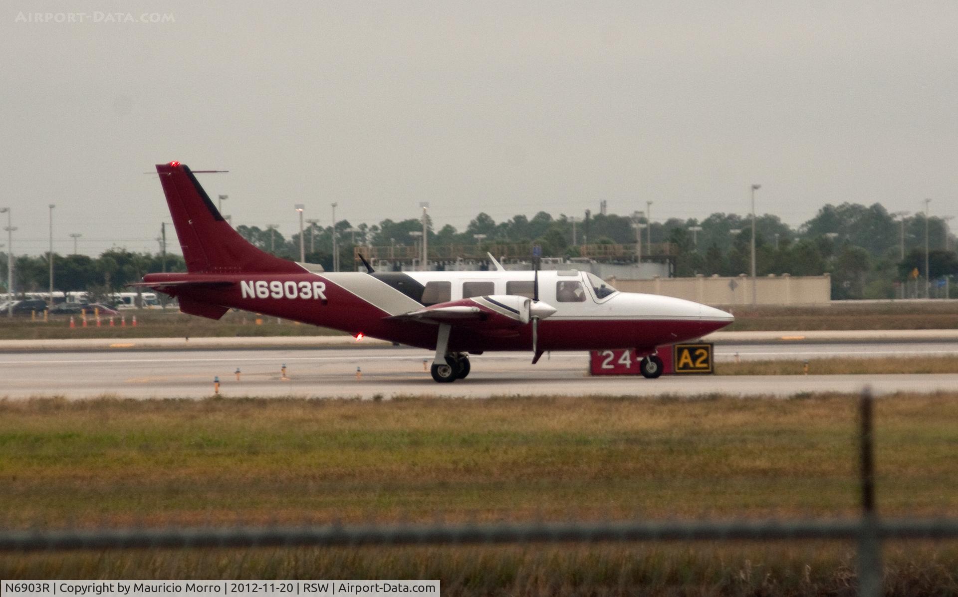 N6903R, 1983 Piper PA-60-602P Aerostar C/N 60-8365015, Taxiway A