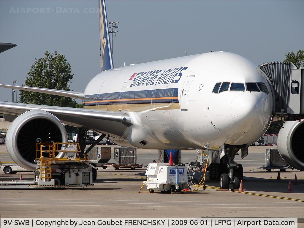 9V-SWB, 2006 Boeing 777-312/ER C/N 33377, at T1