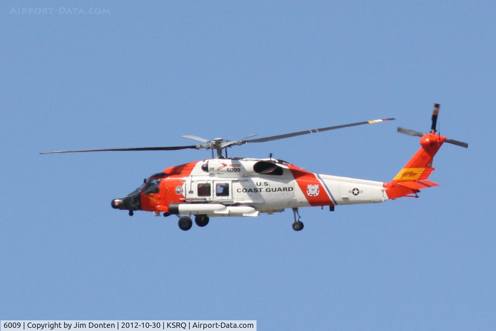 6009, Sikorsky MH-60T Jayhawk C/N 70.1569, USCG Clearwater 6009 performs training manuevers at Sarasota-Bradenton International Airport