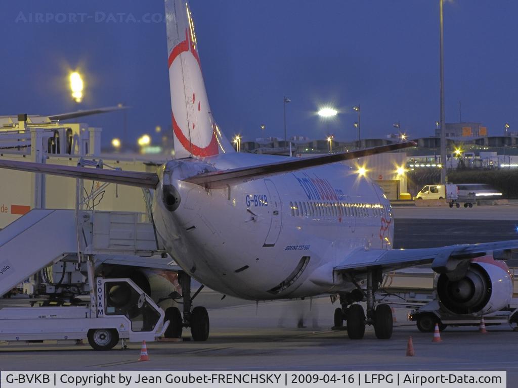 G-BVKB, 1994 Boeing 737-59D C/N 27268, BABY by night