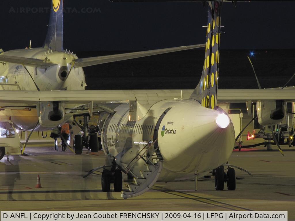 D-ANFL, 2001 ATR 72-212A C/N 668, CONTACT AIR at CDG T1