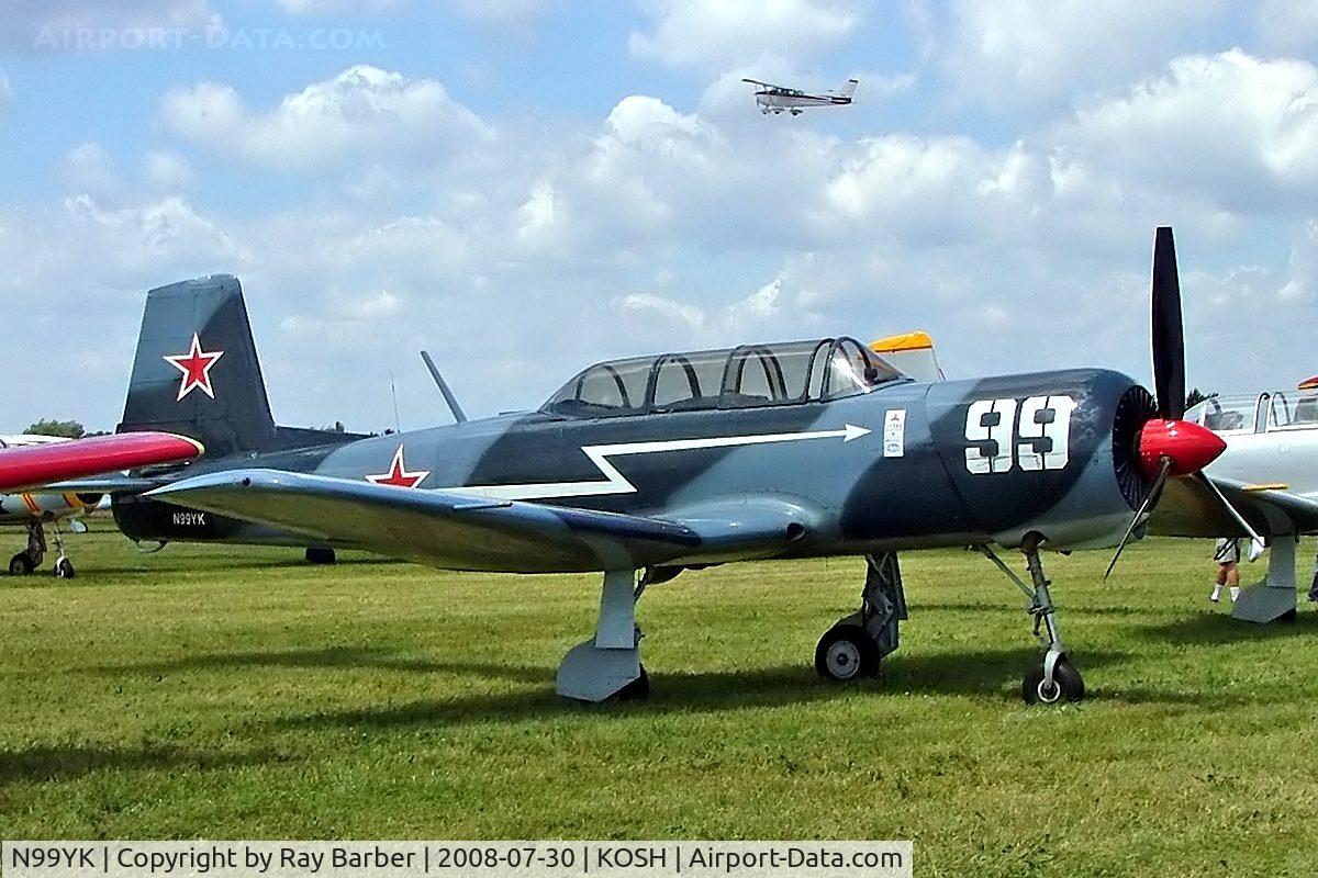 N99YK, 1965 Nanchang CJ-6 C/N 1332010, Nanchang CJ-5A [1332010] Oshkosh~N 30/07/2008