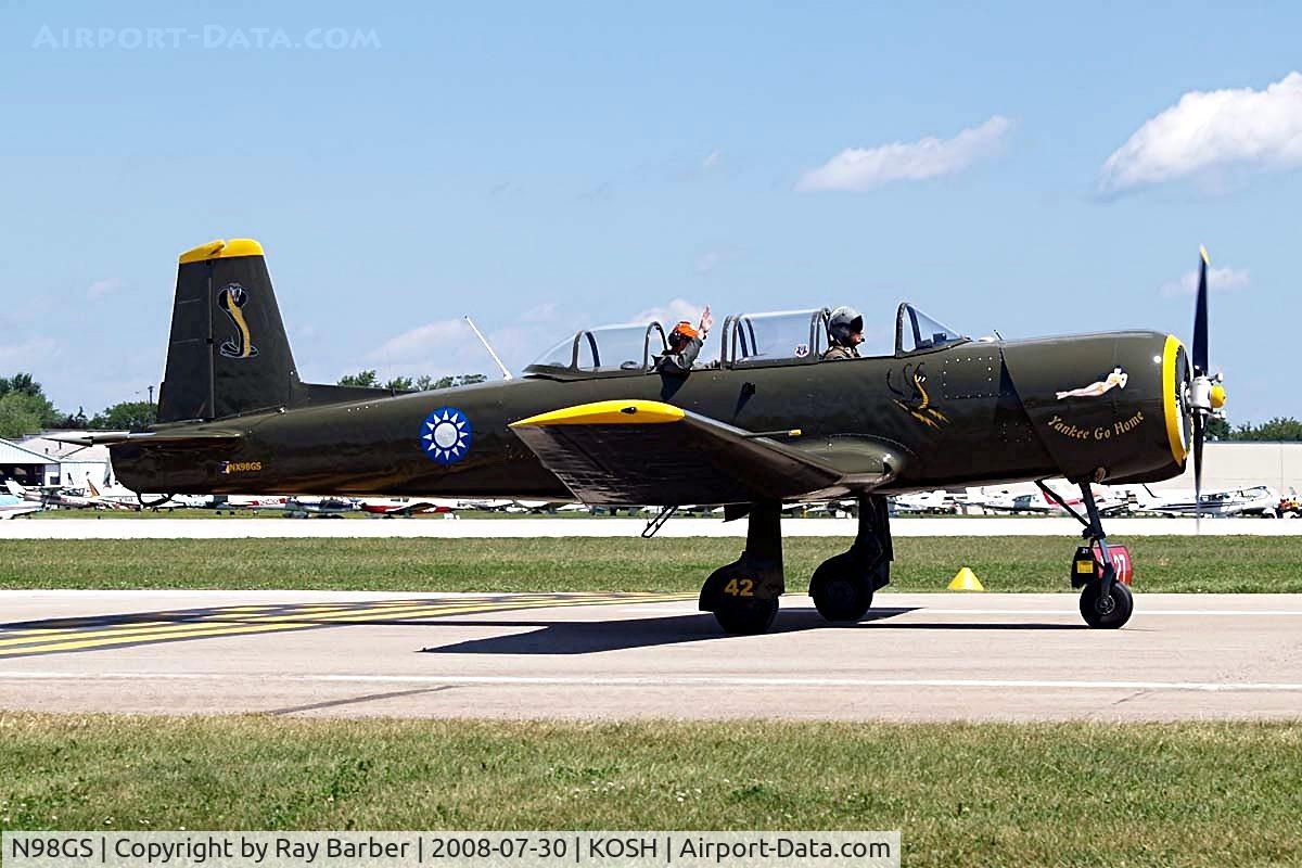 N98GS, 1976 Nanchang CJ-6A C/N 2751242, Nanchang CJ-6A [2751242] Oskosh~N 30/07/2008