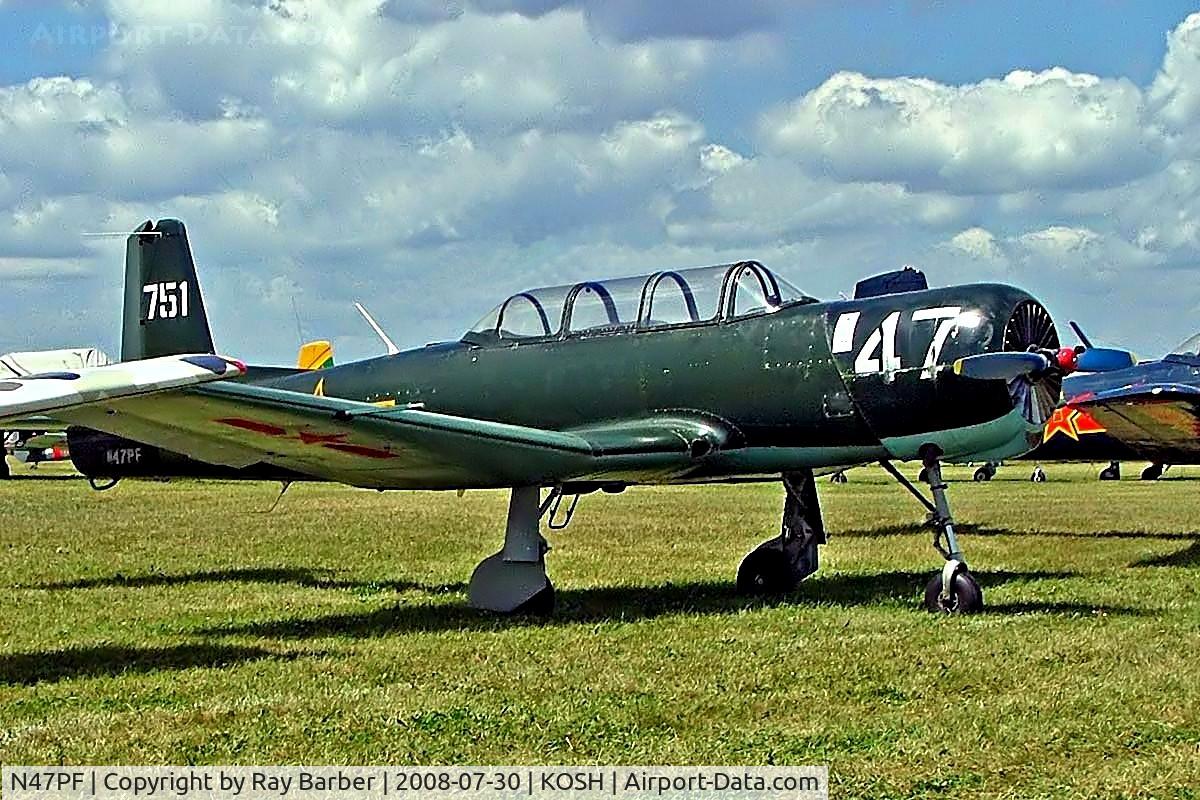 N47PF, 1983 Nanchang CJ-6A C/N 4032003, Nanchang CJ-6A [4032003] Oshkosh~N 30/07/2008
