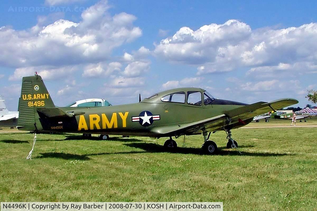 N4496K, 1948 Ryan Navion C/N NAV-4-1496, North American Navion [NAV-4-1496] Oshkosh~N 30/07/2008