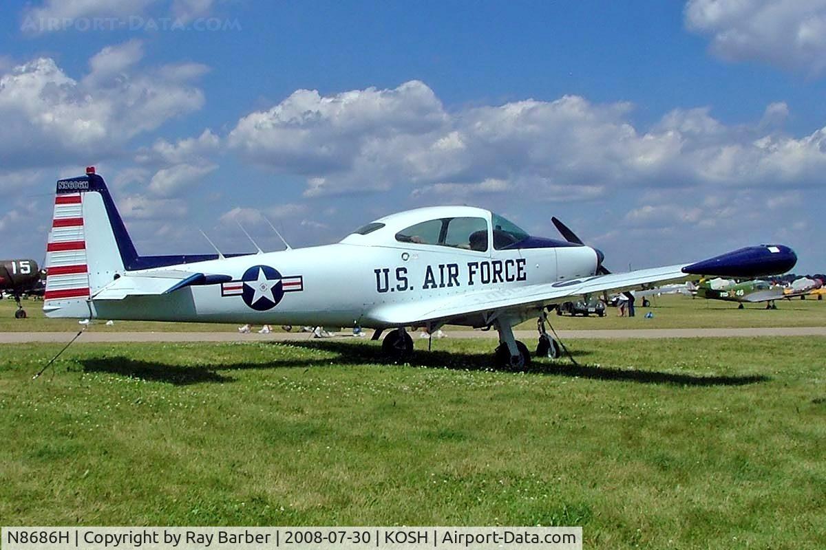 N8686H, 1947 North American NAVION C/N NAV-4-686, North American Navion [NAV-4-686] Oshkosh~N 30/07/2008