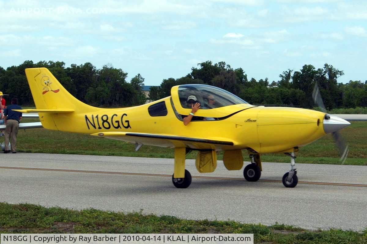 N18GG, 2002 Lancair Legacy C/N 134, Neico Lancair Legacy 2000 [L2K-134] Lakeland-Linder~N 14/04/2010