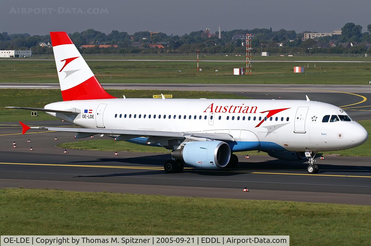 OE-LDE, 2005 Airbus A319-112 C/N 2494, Austrian Airlines OE-LDE 
