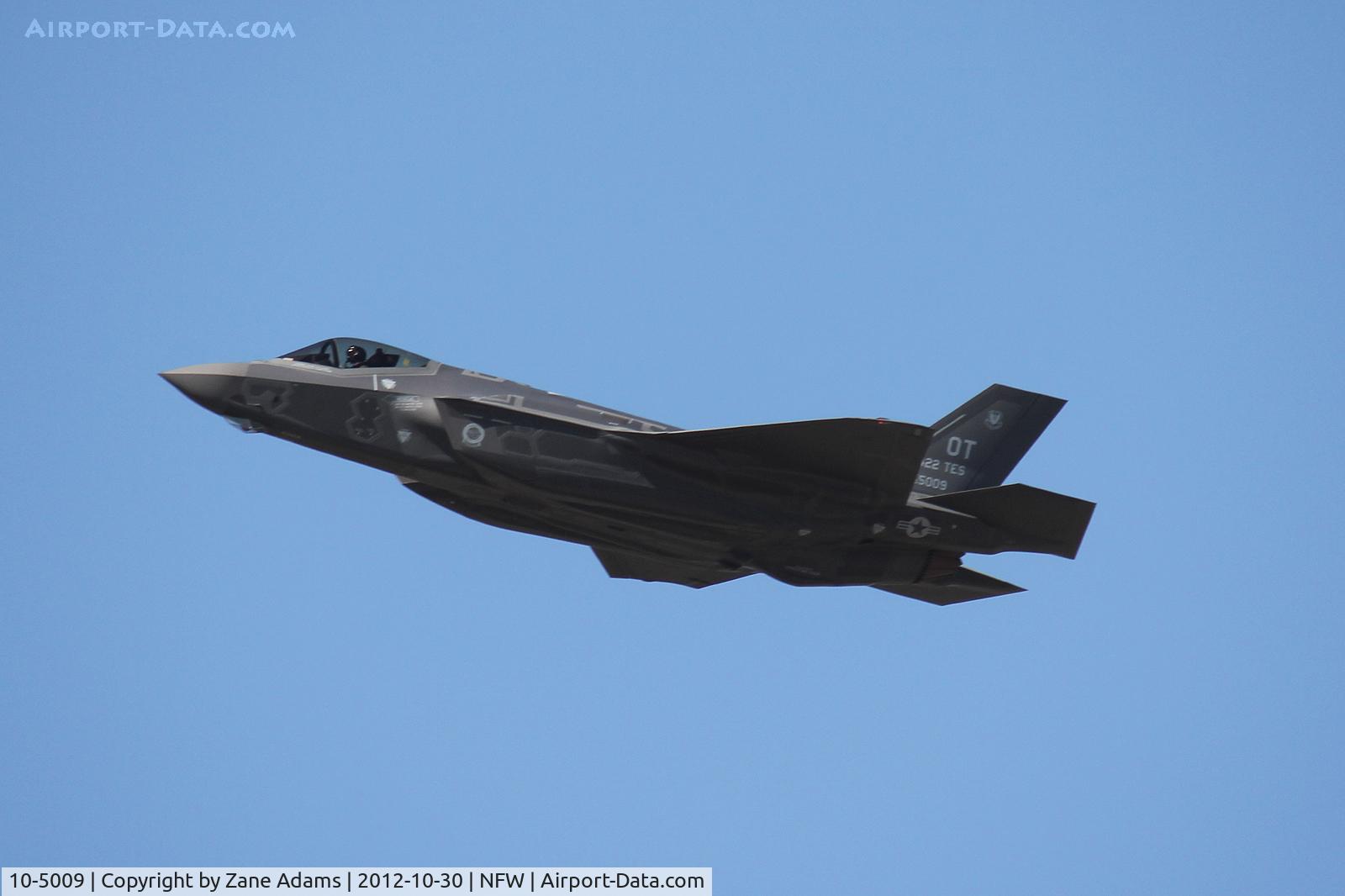 10-5009, 2012 Lockheed Martin F-35A Lightning II C/N AF-21, Lockheed F-35A departing NAS Fort Worth