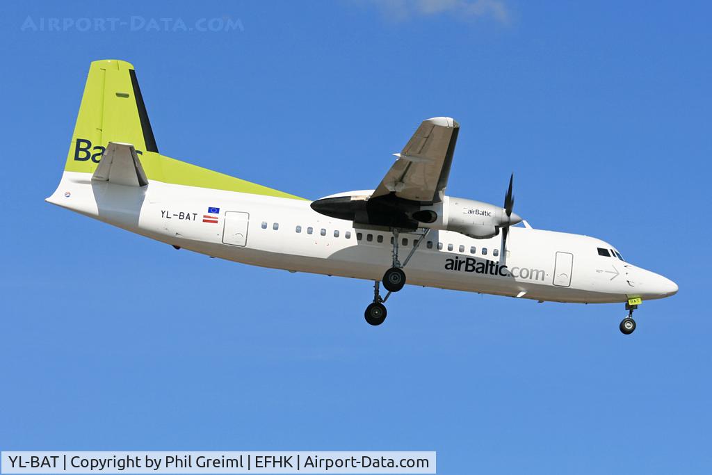 YL-BAT, 1989 Fokker 50 C/N 20163, Taken at EFHK.