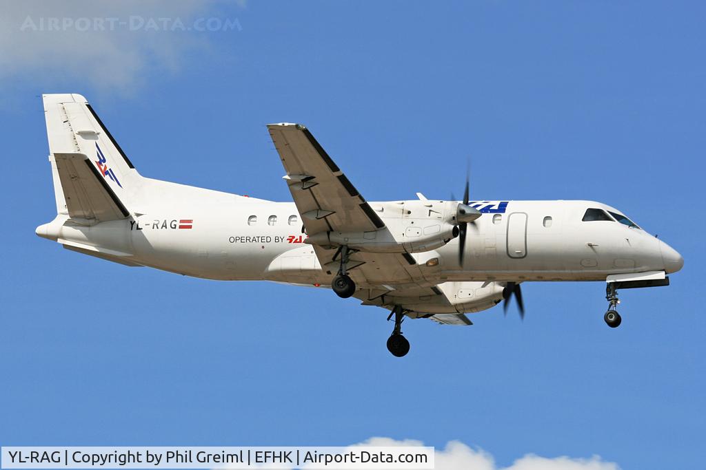 YL-RAG, 1986 Saab SF340A(F) C/N 340A-052, Taken at EFHK.