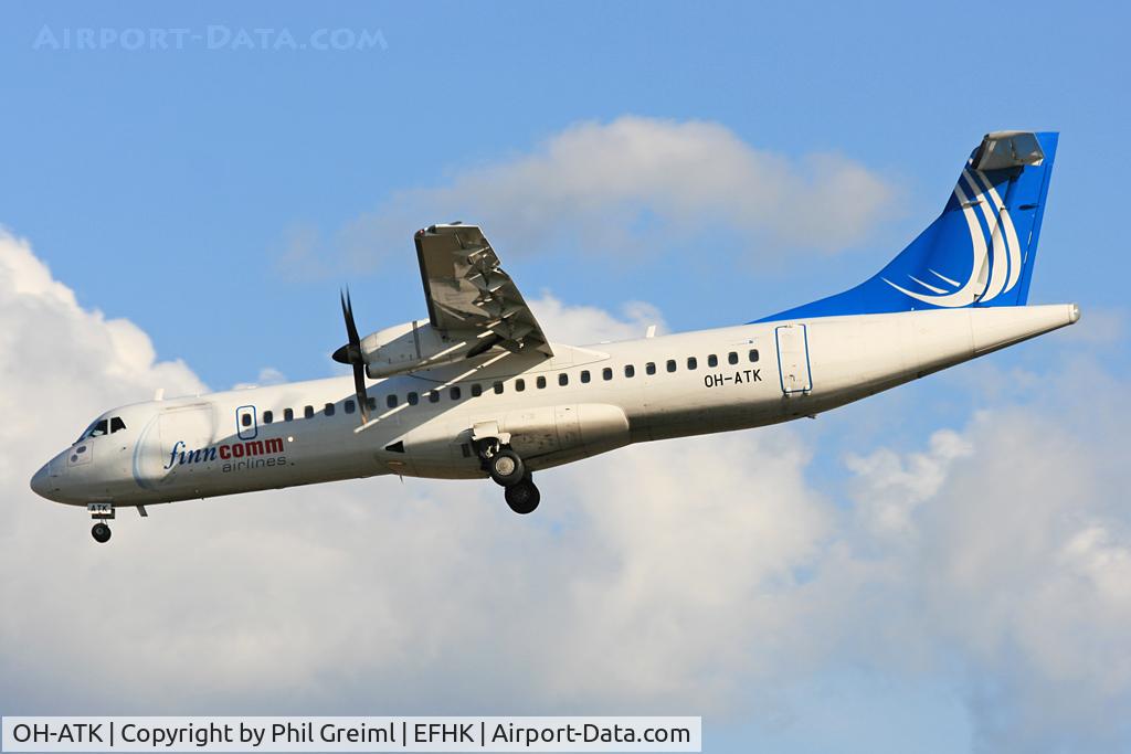 OH-ATK, 2009 ATR 72-212A C/N 848, Taken at EFHK.