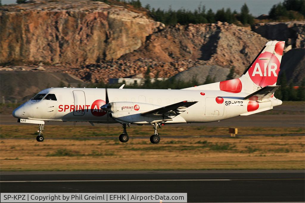 SP-KPZ, 1987 Saab 340A Cargo C/N 340A-087, Taken at EFHK.
