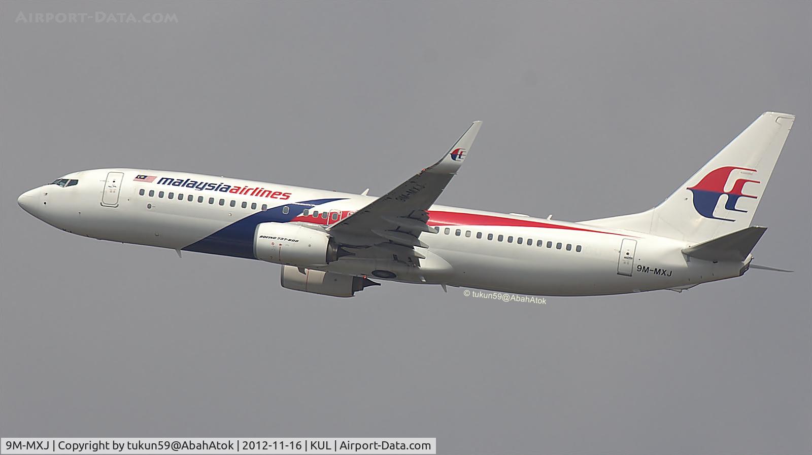 9M-MXJ, 2012 Boeing 737-8H6 C/N 40137, Malaysia Airlines