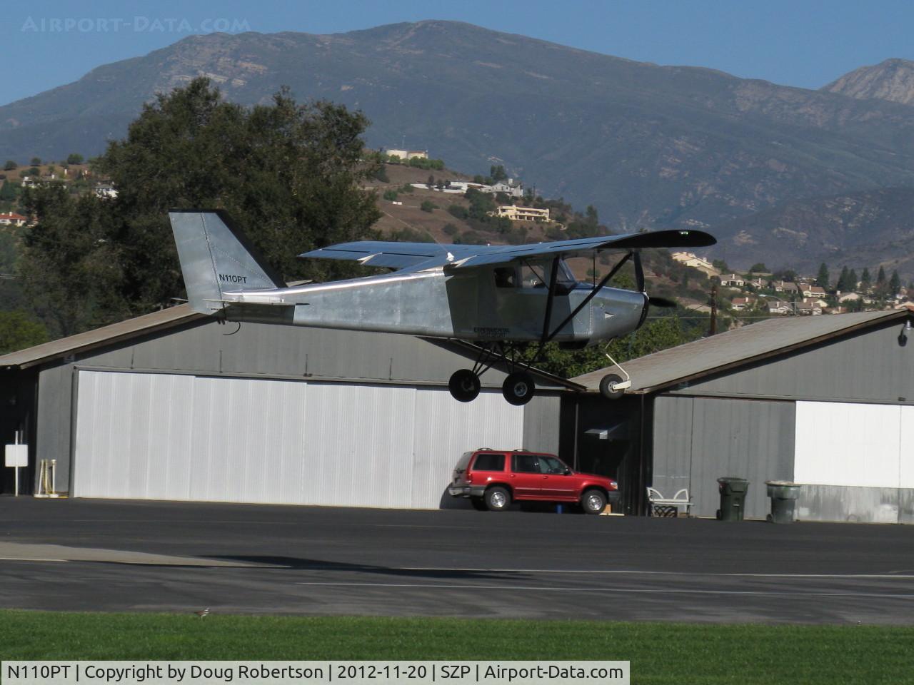 N110PT, BushCaddy LSA R-80 C/N BCLSA (AT) 147, 2010 Canadian Light Aircraft BUSH CADDY LSA R80, Rotax 80 Hp, landing Rwy 04