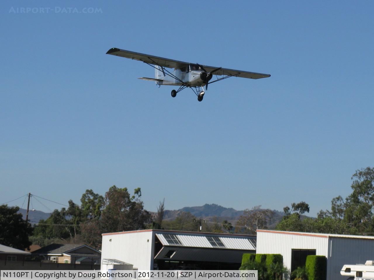 N110PT, BushCaddy LSA R-80 C/N BCLSA (AT) 147, 2010 Canadian Light Aircraft BUSH CADDY LSA R80, Rotax 80 Hp, on final Rwy 04