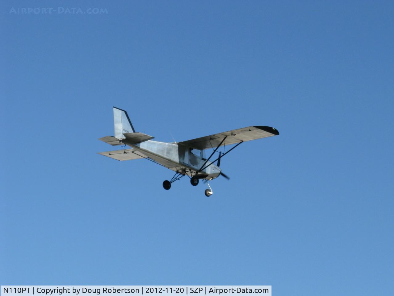 N110PT, BushCaddy LSA R-80 C/N BCLSA (AT) 147, 2010 Canadian Light Aircraft BUSH CADDY LSA R80, Rotax 80 Hp, takeoff climb Rwy 22