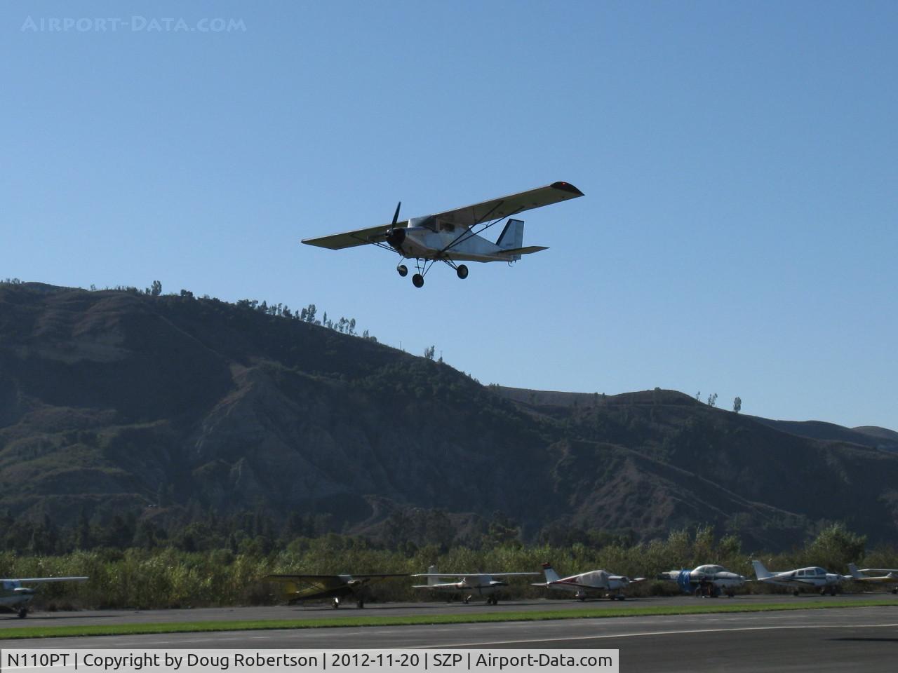 N110PT, BushCaddy LSA R-80 C/N BCLSA (AT) 147, 2010 Canadian Light Aircraft BUSH CADDY LSA R80, Rotax 80 Hp, landing Rwy 04