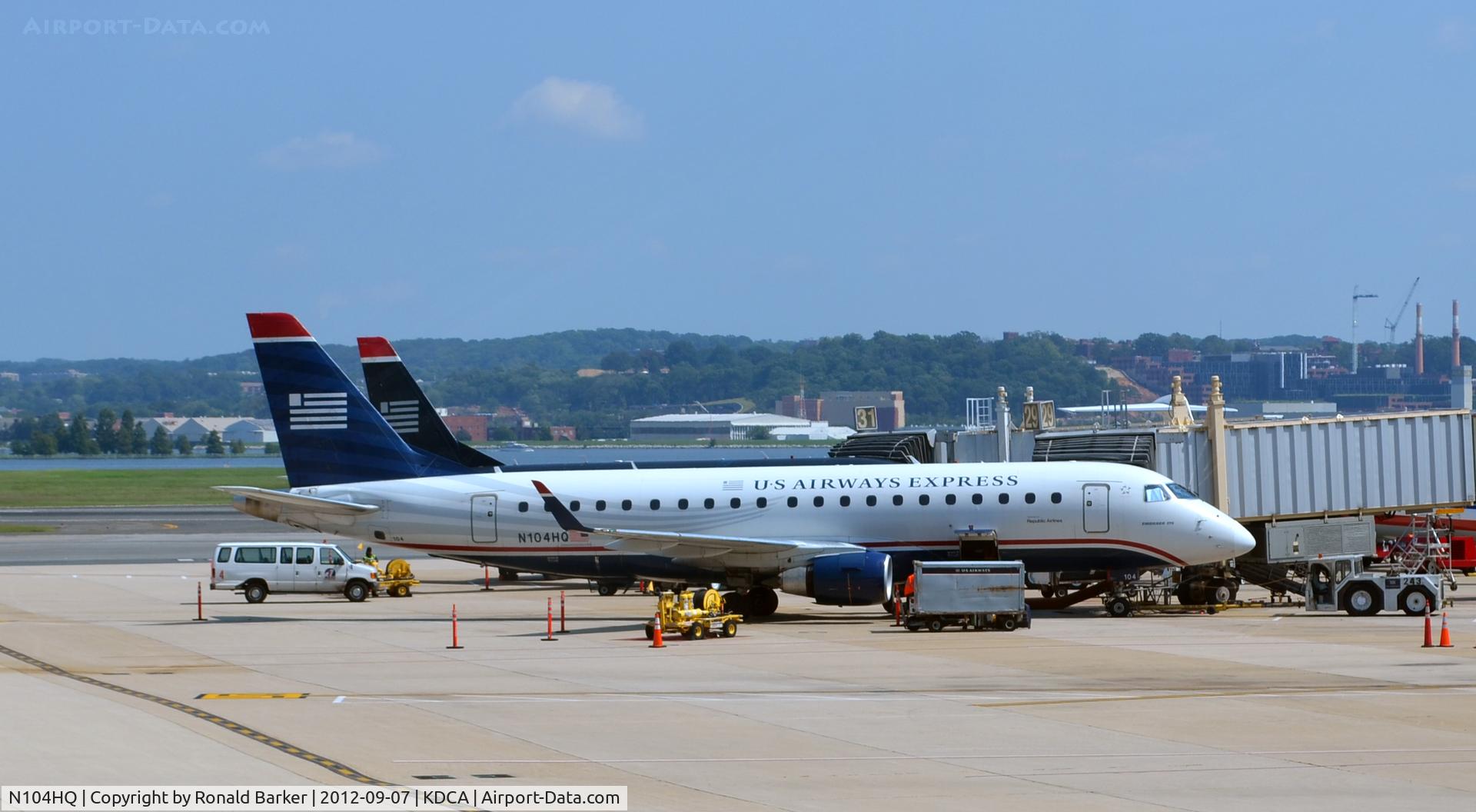 N104HQ, 2007 Embraer 175LR (ERJ-170-200LR) C/N 17000160,  DCA, VA
