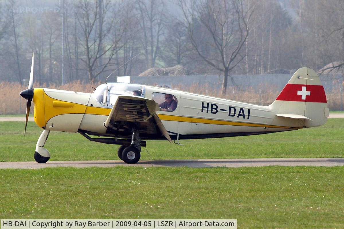HB-DAI, 1955 Nord 1203 Norecrin II C/N 307, Nord N.1203 Norecrin II [307] Altenrhein~HB 05/04/2009
