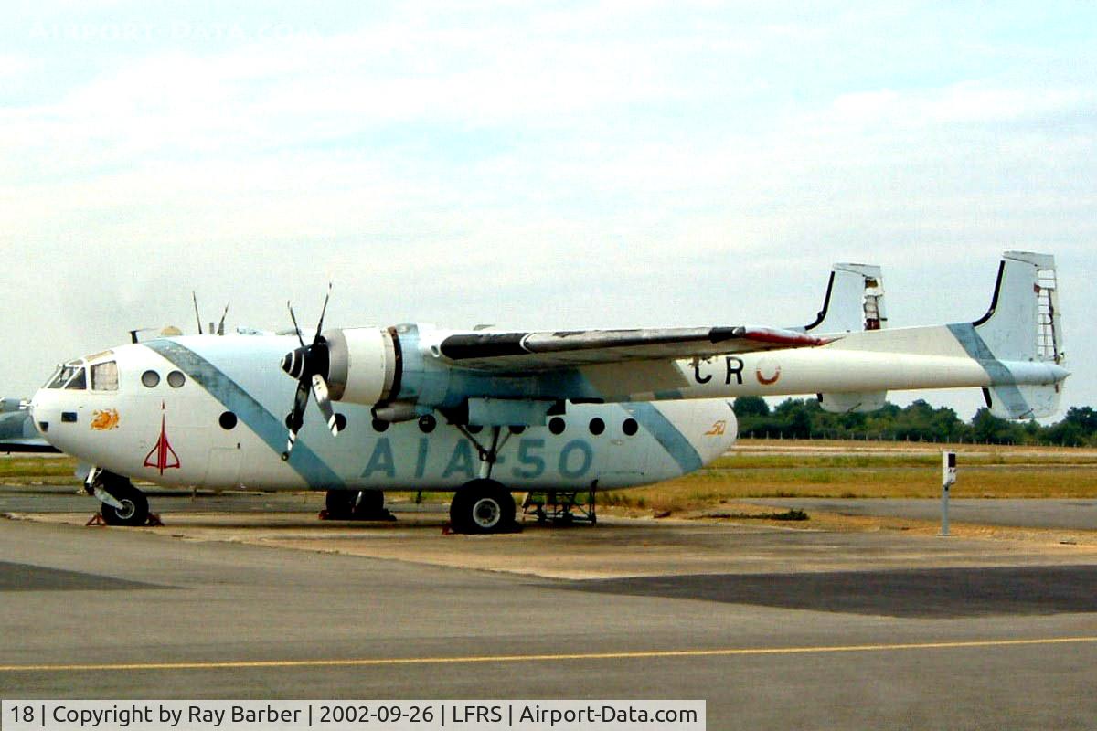 18, Nord N-2501 Noratlas C/N 18, Nord N.2501 Noratlas [2501-18] Nantes~F 26/09/2002
