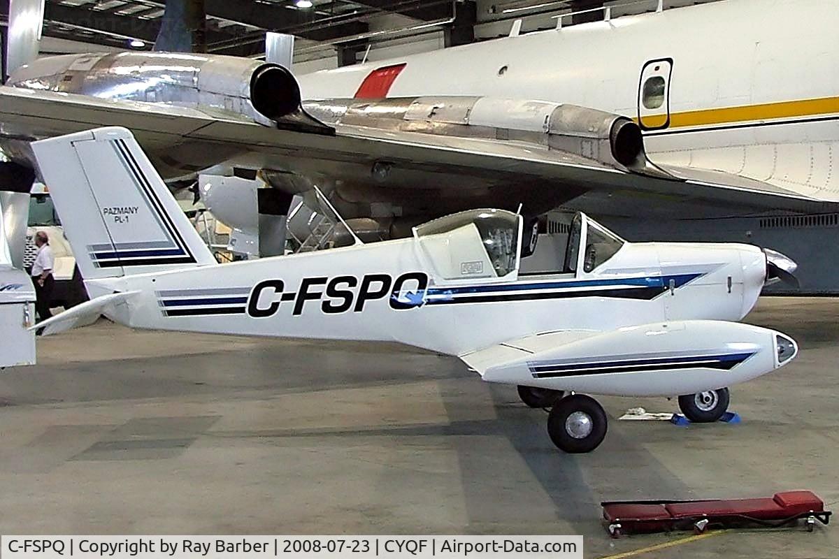 C-FSPQ, 1967 Pazmany PL-1 C/N 1 125 67, Pazmany PL-1 Laminar [1-125-67]  Red Deer Regional~C 23/07/2008