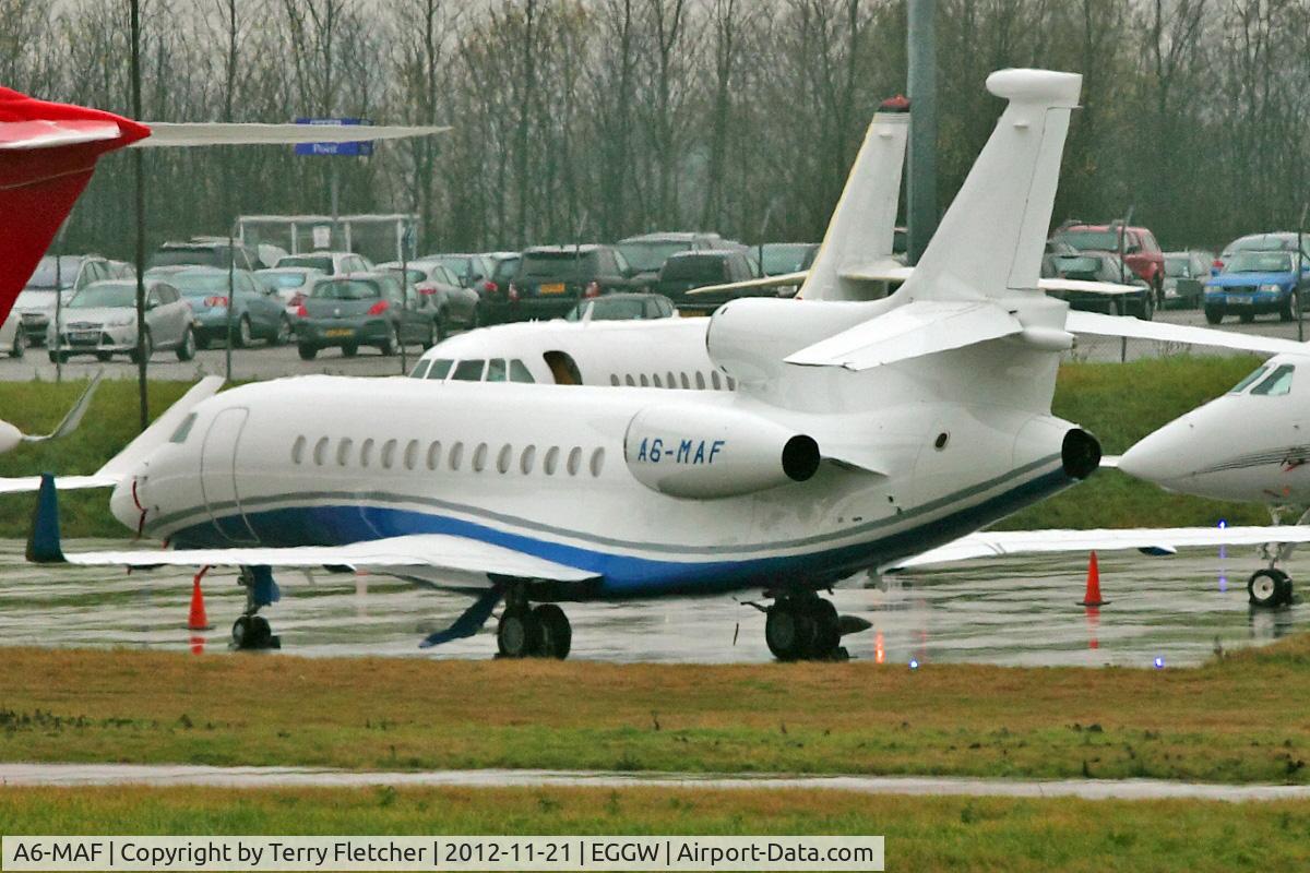 A6-MAF, 2007 Dassault Falcon 900EX C/N 183, 2007 Dassault Falcon 900EX, c/n: 183 at Luton