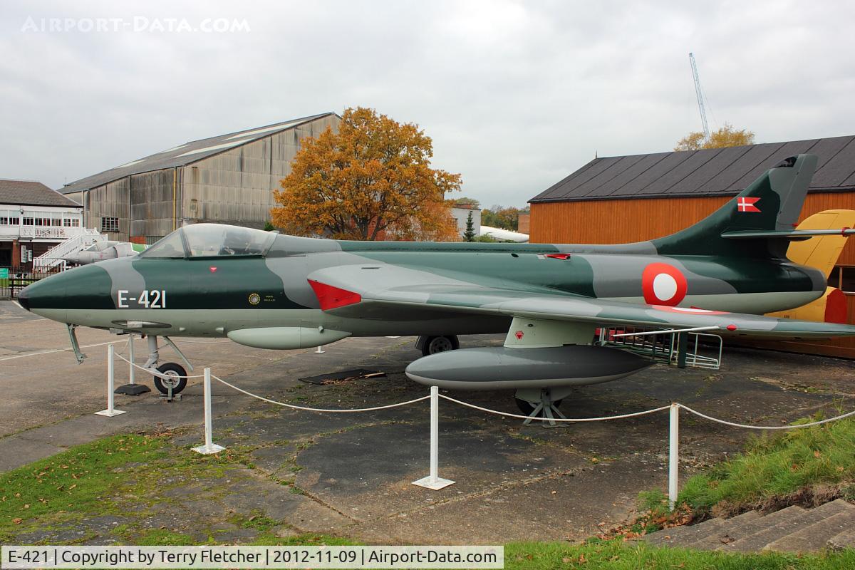 E-421, Hawker Hunter F.51 C/N 41H/680280, Hawker Hunter F.51, c/n: 41H-680280 at Brooklands Museum