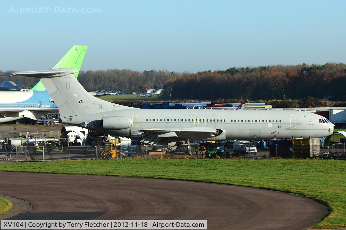 XV104, 1967 Vickers VC10 C.1K C/N 834, 1967 Vickers VC10 C.1K, c/n: 834 at Bruntingthorpe