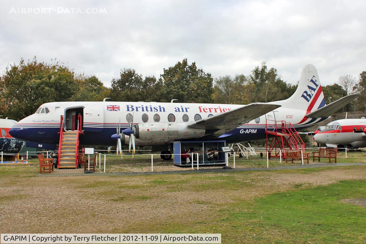 G-APIM, 1958 Vickers Viscount 806 C/N 412, 1958 Vickers Viscount 806, c/n: 412 at Brooklands Museum