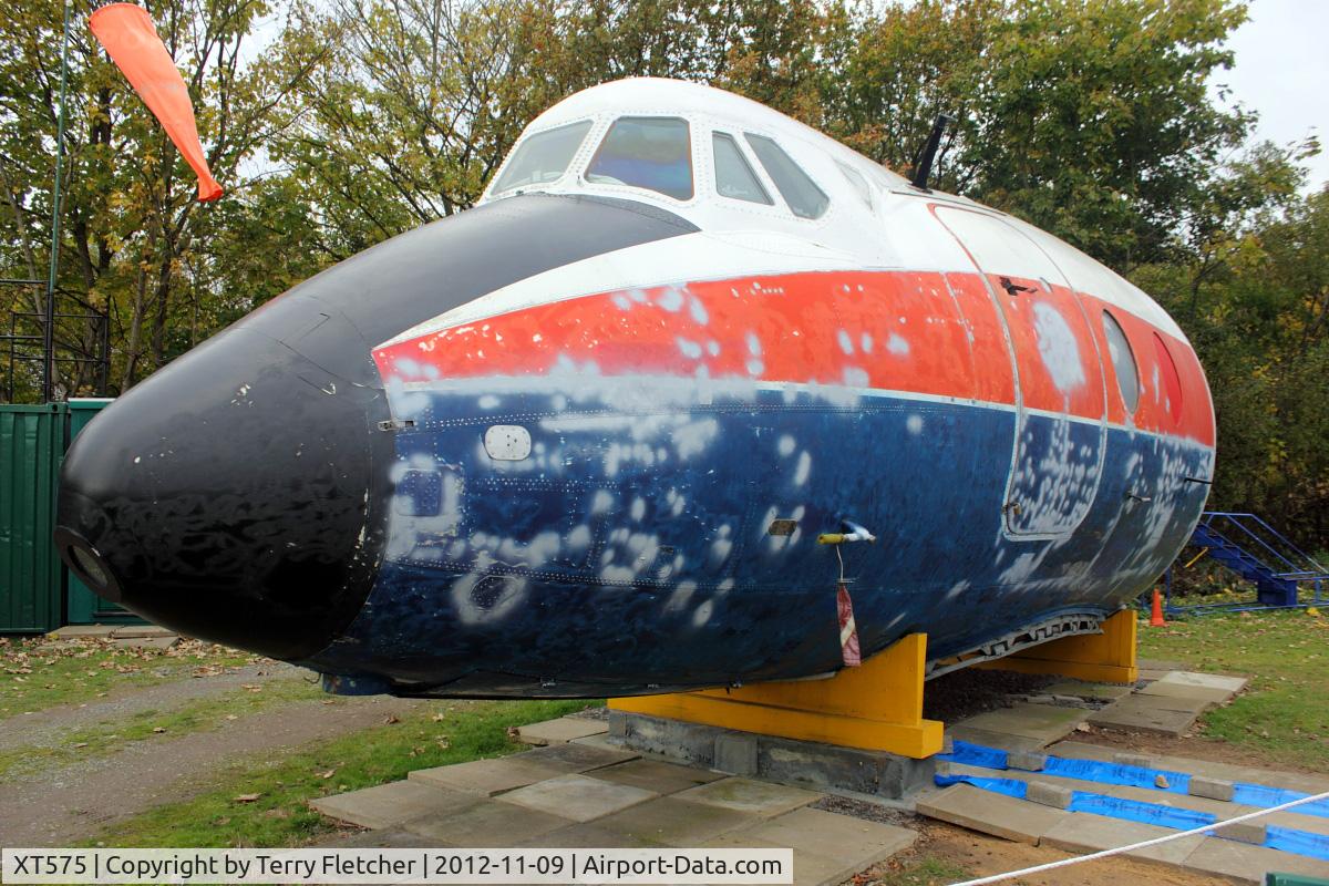 XT575, 1961 Vickers Viscount 837 C/N 438, 1961 Vickers Viscount 837, c/n: 438 at Brooklands Museum