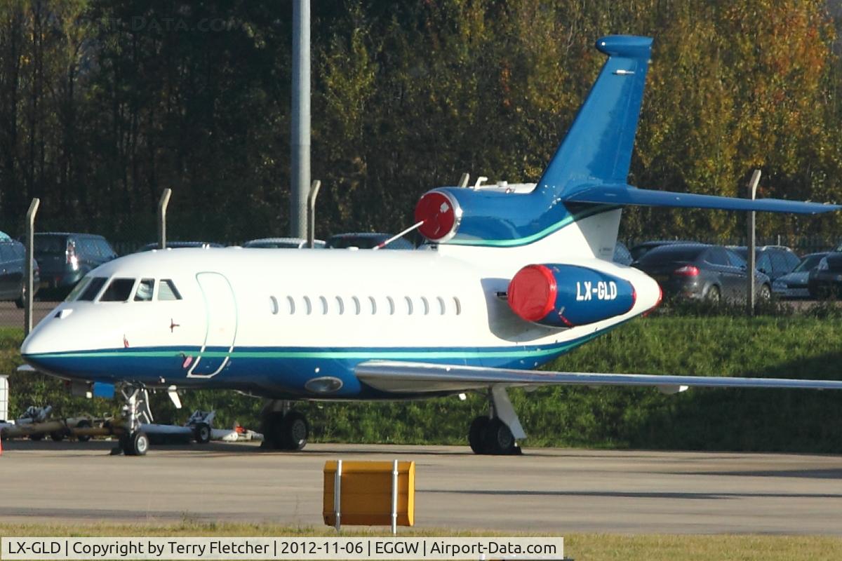 LX-GLD, 2008 Dassault Falcon 900EX C/N 211, 2008 Dassault Falcon 900EX, c/n: 211 at Luton
