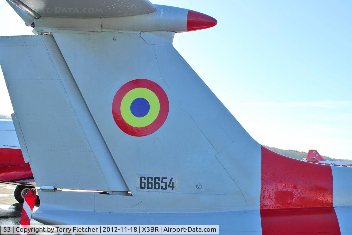 66654, Aero L-29 Delfin C/N 395189, 053 (53 RED), Aero L-29M, c/n: 395189 at Bruntingthorpe