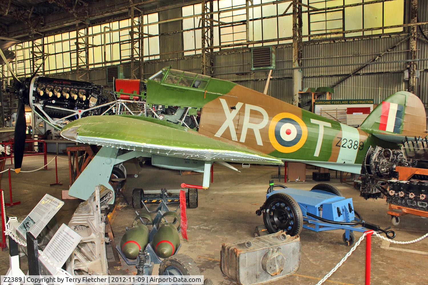 Z2389, 1940 Hawker Hurricane IIA C/N Not found Z2389, 1940 Hawker Hurricane IIA, c/n: Not found Z2389 at Brooklands Museum