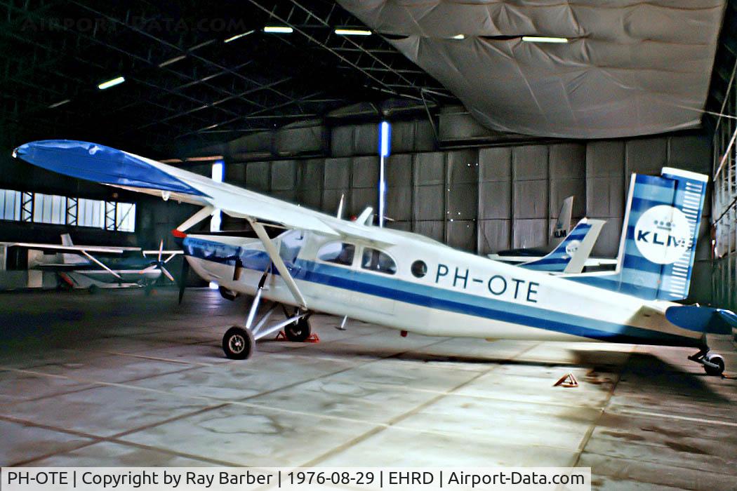 PH-OTE, Pilatus PC-6-H2 Porter C/N 685, Pilatus PC-6/B2-H2 Turbo Porter [685] Rotterdam~PH 29/08/1976. Image taken from a slide.