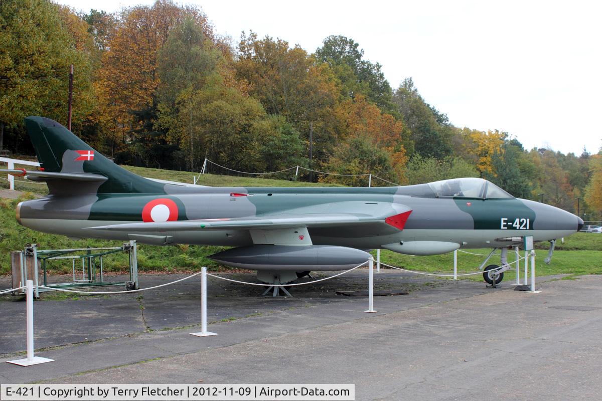 E-421, Hawker Hunter F.51 C/N 41H/680280, Hawker Hunter F.51, c/n: 41H-680280 at Brooklands Museum