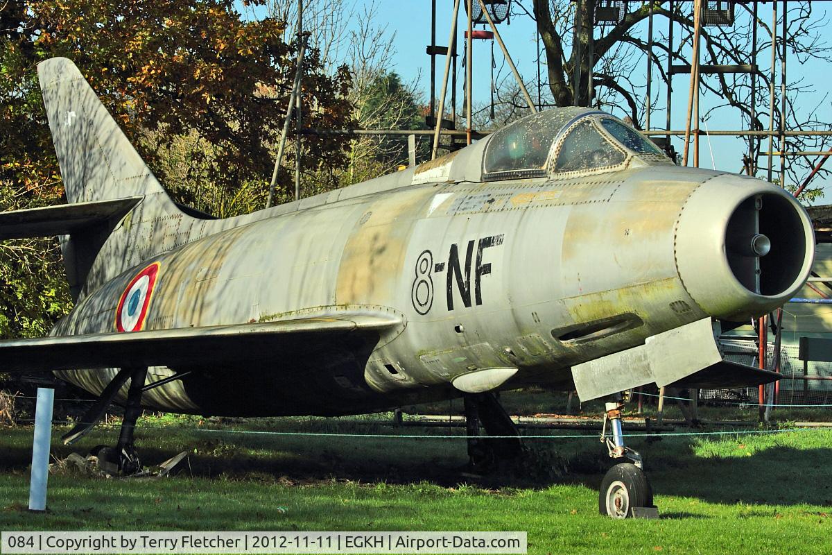 084, Dassault Mystere 4A C/N 84, 084 (8-NF), Dassault Mystere 4A, c/n: 84 at Headcorn